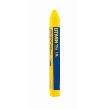 Irwin Irwin Strait-Line 4 oz Standard Marking Chalk Yellow 1 pk 66406
